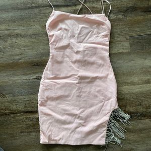 Light Pink Dress with Sequin Detail!